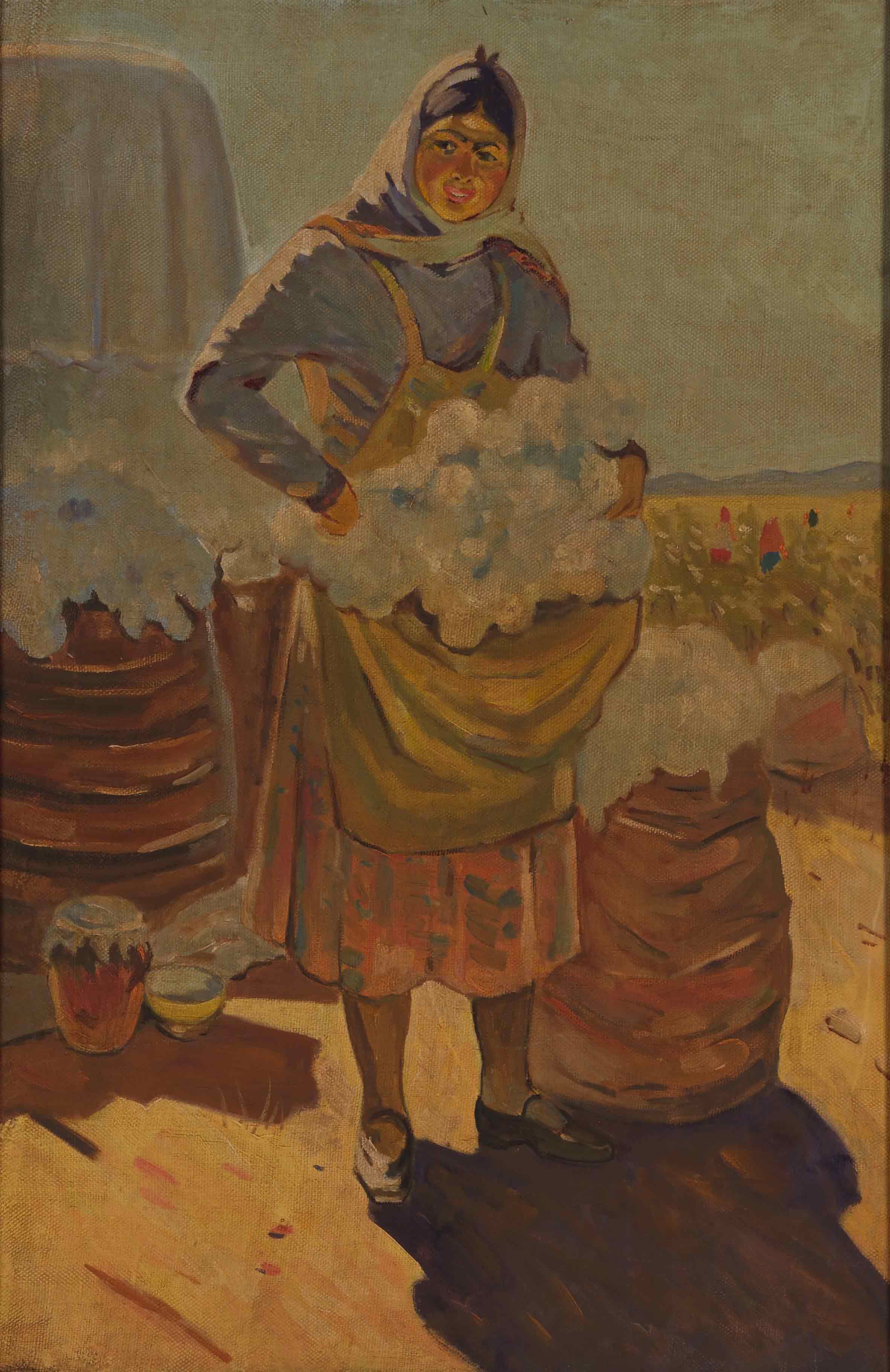 Cotton producer woman